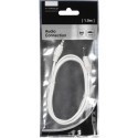 Vivanco cable 3.5mm - 3.5mm 1m, white (35811)