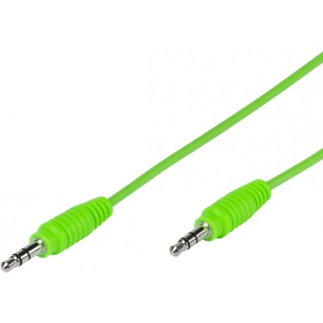 Vivanco kabelis 3.5mm - 3.5mm 1m, zaļš (35813)