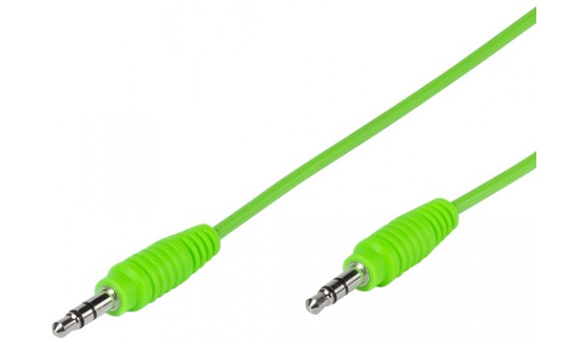 Vivanco kabelis 3.5mm - 3.5mm 1m, zaļš (35813)