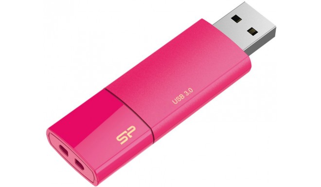 Silicon Power zibatmiņa 8GB Blaze B05 USB 3.0, rozā