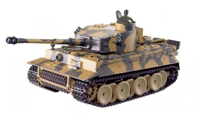 German Tiger ASG 1:24 27MHz/40MHz RTR, shoots with BB bullets - Green
