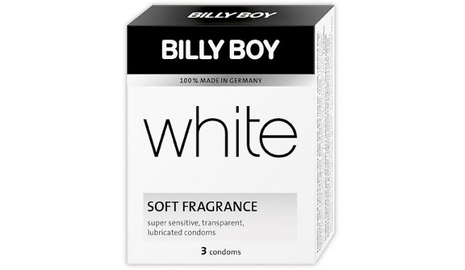 Billy Boy kondoom White 3tk