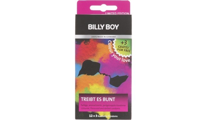 Billy Boy kondoom Colour Your Love 12+3