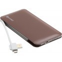 Platinet Power Bank Leather 6000mAh, brown (42835)