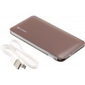 Platinet Power Bank Leather 6000mAh, brown (42835)