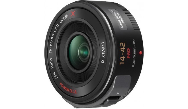 Panasonic Lumix G X Vario PZ 14-42mm f/3.5-5.6 ASPH. Power O.I.S. lens, black