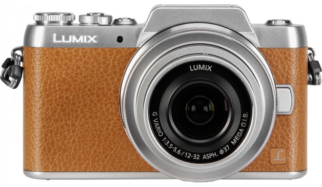 Panasonic Lumix DMC-GF7 + 12-32мм Kit, коричневый