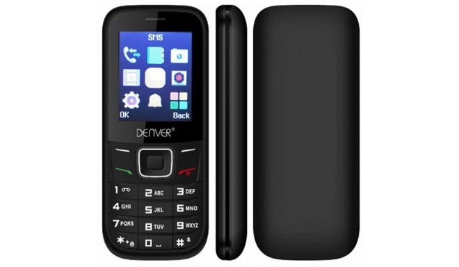 Mobile telephone for older adults Denver Electronics FAS-18100M 1,77" TFT SMS MICRO USB Black