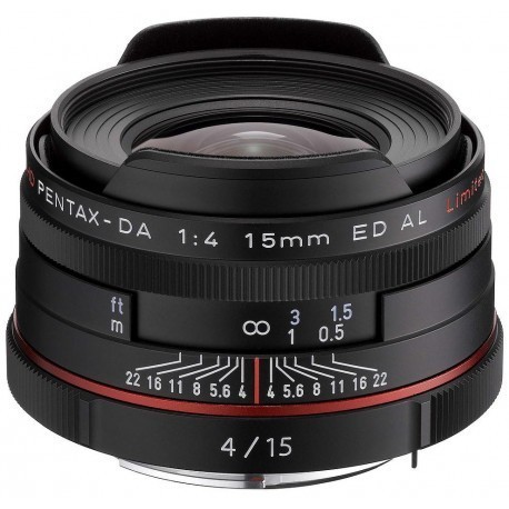 HD Pentax DA 15 мм f/4 ED AL Limited объектив, черный (нет упаковки)