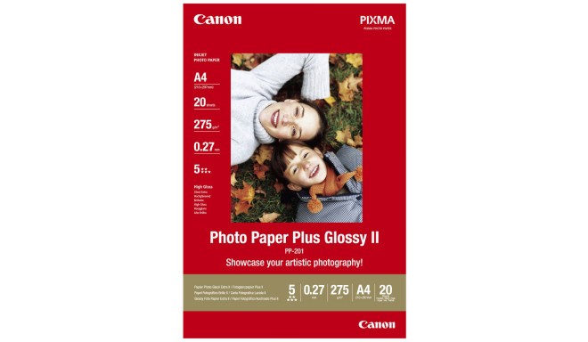 Canon фото бумага A4 265 г Glossy II 20 листов (PP-201)