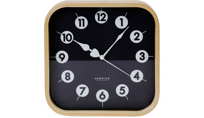 Platinet wall clock Morning, black (42987)