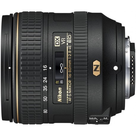 Nikon AF-S DX Nikkor 16-80mm f/2.8-4.0E ED VR objektiiv