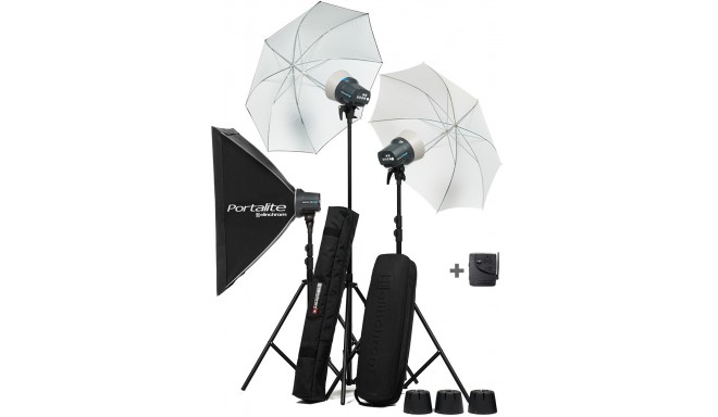 Elinchrom studijas zibspuldžu komplekts D-Lite RX One 3x (20845)