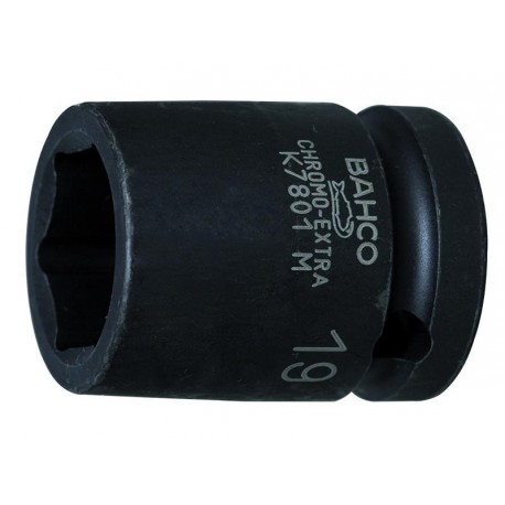 Hexagon impact socket K7801M 12mm, 1/2"
