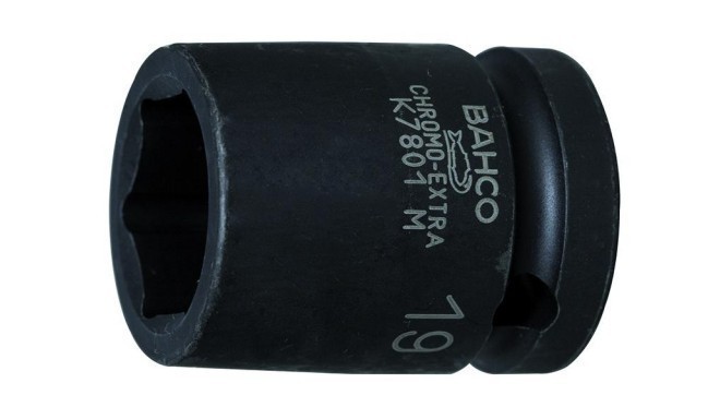 Hexagon impact socket K7801M 12mm, 1/2"