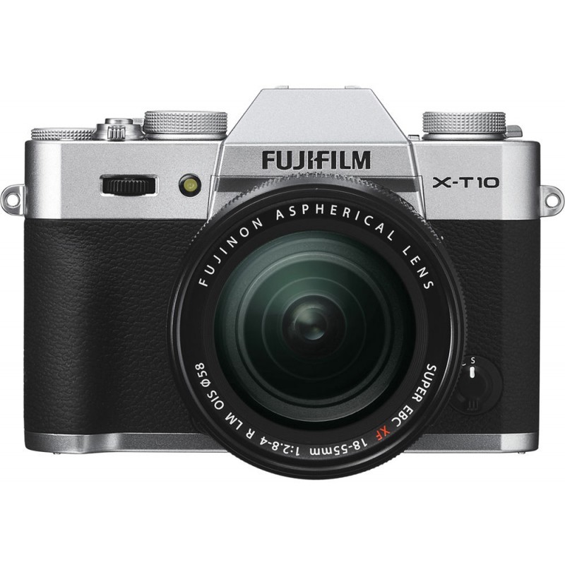 Fujifilm X-T10 + 18-55мм Kit, серебристый