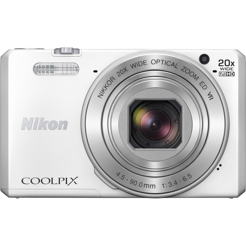 Nikon Coolpix S7000, white - Compact cameras - Nordic Digital