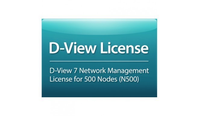D-Link | License for D-View 7.0. | DV-700-N500-LIC_ | 0 month(s)