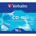 Verbatim CD-R Extra Protection 700MB 52x 10 tk karbis