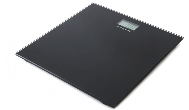 Omega bathroom scale OBSB, black