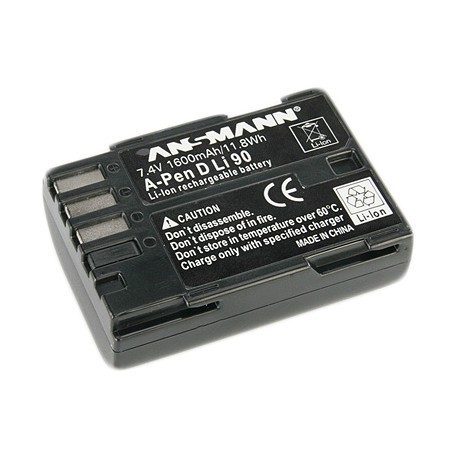 Ansmann akumulators (Pentax D-LI90, 1600mAh)