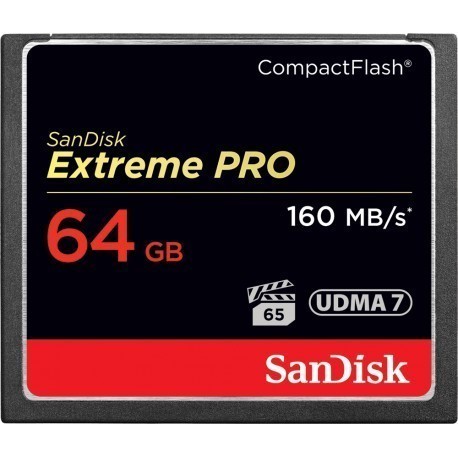 Sandisk amiņas karte CF 64GB ExtremePro 160MB/s