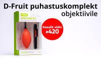 Kasulik vidin #420: D-Fruit DF116 objektiivi puhastuskomplekt