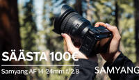 Samyang AF 14-24mm f/2.8 (FE) ostul säästad tervelt 100€