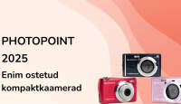Photopoint TOP 10: enim ostetud kompaktkaamerad 2025. aastal