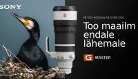 Sony FE 100-400mm f/4.5 GM OSS toob rohkem valgusjõudu ja kiirust