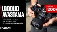 Säästa 200€, kui eeltellid Canon EOS R8 Mark II koos RF 45mm f/1.2 objektiiviga